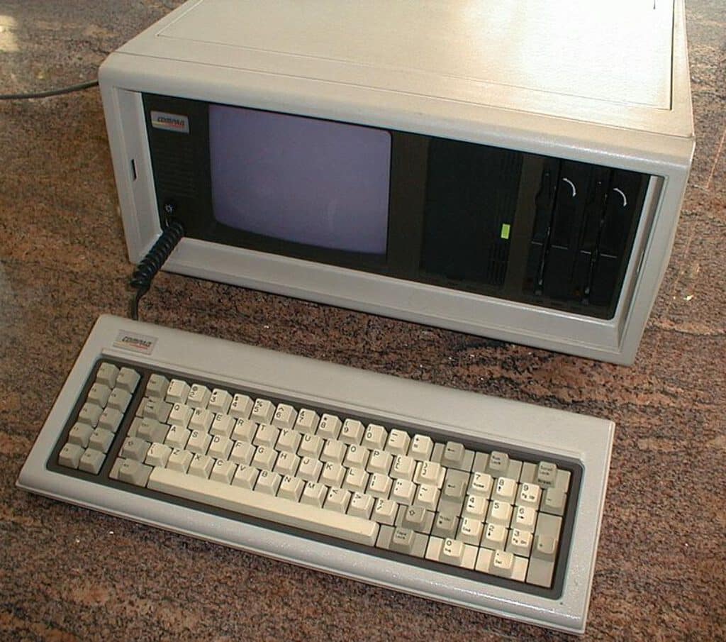 De  Compaq Portable schreef mee laptop geschiedenis.
