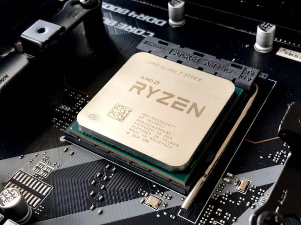 Een AMD Ryzen 7 processor